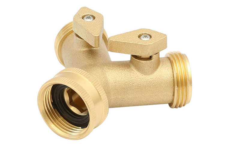 Жез 2 Way Garden Hose Connector made in China