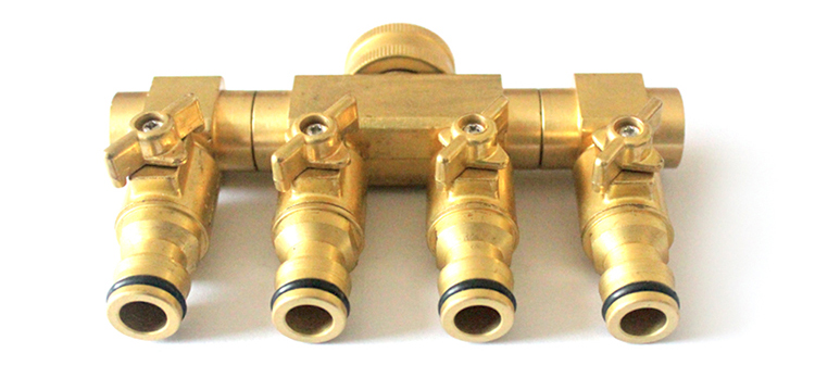 Duty Жез 4 Way Hose Manifold Hose Pipe Adapter